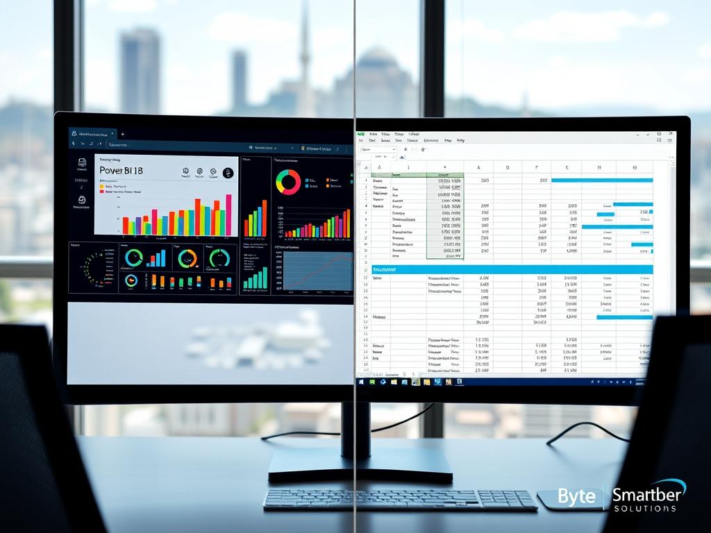 Power BI dashboard vs Excel spreadsheet comparison for NZ business data ...